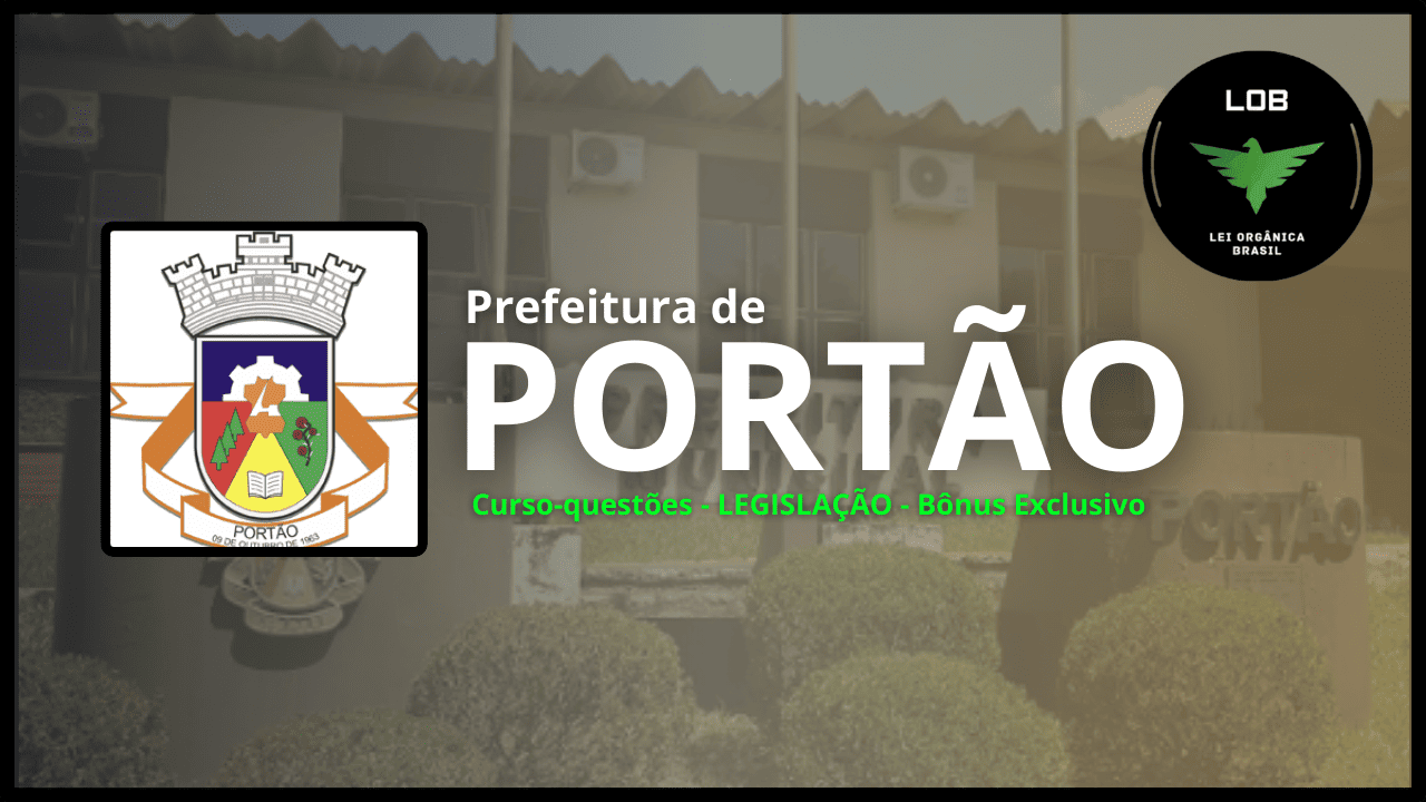 SIMULADO GRATUITO – Questões Portão