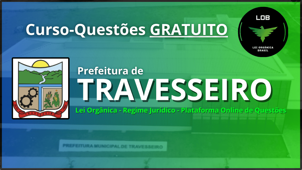 Simulado Gratuito – Prefeitura de Travesseiro
